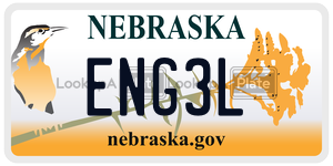ENG3L  license plate in NE