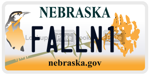 FALLN1  license plate in NE