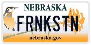 FRNKSTN  license plate in NE
