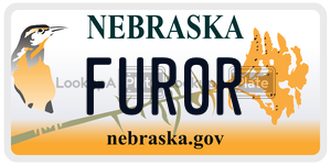 FUR0R  license plate in NE