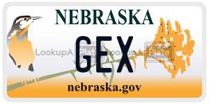 GEX  license plate in NE