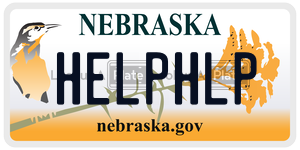 HELPHLP  license plate in NE