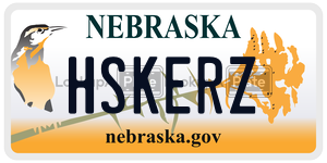 HSKERZ  license plate in NE