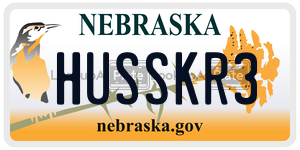 HUSSKR3  license plate in NE