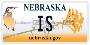IS license plate in Nebraska