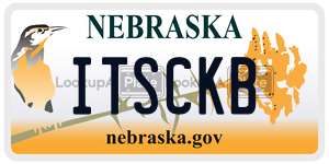 ITSCKB  license plate in NE
