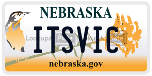 ITSVIC  license plate in NE