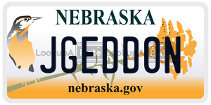 JGEDD0N  license plate in NE