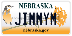 JIMMYM  license plate in NE