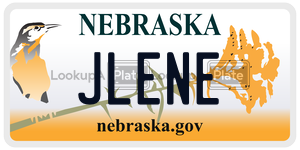 JLENE  license plate in NE