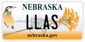 LLAS  license plate in NE