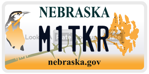 M1TKR  license plate in NE