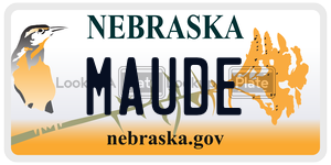 MAUDE  license plate in NE