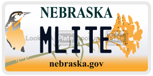 MLITE  license plate in NE