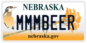 MMMBEER  license plate in NE