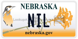NIL  license plate in NE