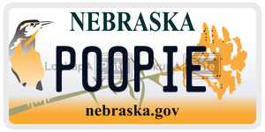 P00PIE  license plate in NE