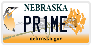 PR1ME  license plate in NE