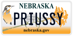 PRIUSSY  license plate in NE