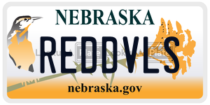 REDDVLS  license plate in NE