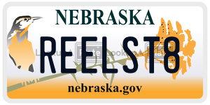 REELST8  license plate in NE