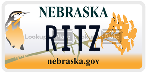 RITZ  license plate in NE