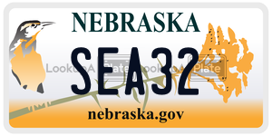 SEA32  license plate in NE