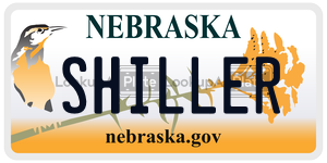 SHILLER  license plate in NE