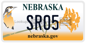 SR05  license plate in NE