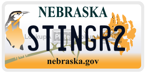 STINGR2  license plate in NE