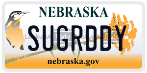 SUGRDDY  license plate in NE