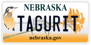 TAGURIT  license plate in NE
