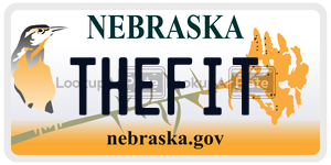 THEFIT license plate in Nebraska