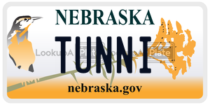 TUNNI  license plate in NE
