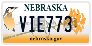 VIE773 license plate in Nebraska