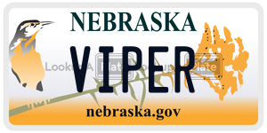 VIPER  license plate in NE