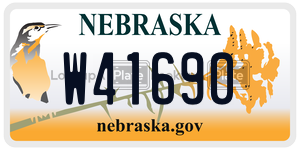 W41690  license plate in NE