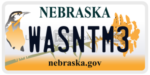 WASNTM3  license plate in NE