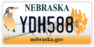 YDH588  license plate in NE