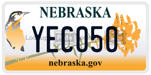 YEC050  license plate in NE