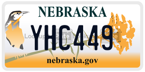 YHC449  license plate in NE