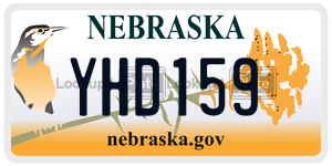 YHD159  license plate in NE