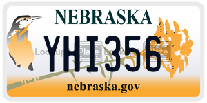 YHI356  license plate in NE