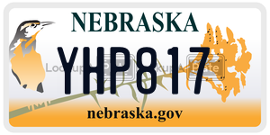 YHP817  license plate in NE