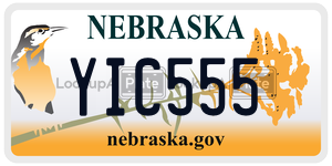 YIC555  license plate in NE