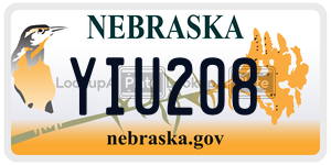 YIU208  license plate in NE