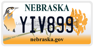 YIV899  license plate in NE