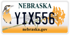 YIX556  license plate in NE