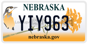 YIY963  license plate in NE
