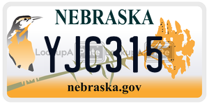 YJC315  license plate in NE